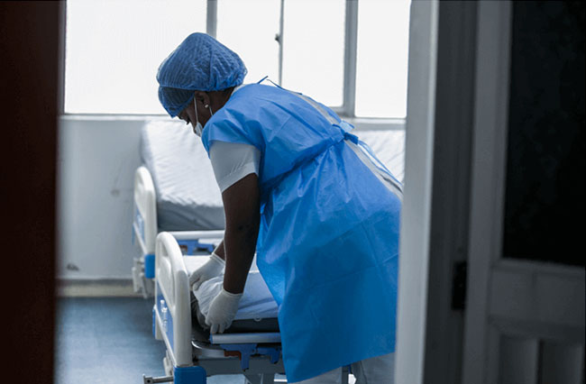 Mulher trabalhadora da saúde. Quibdó-Chocó.